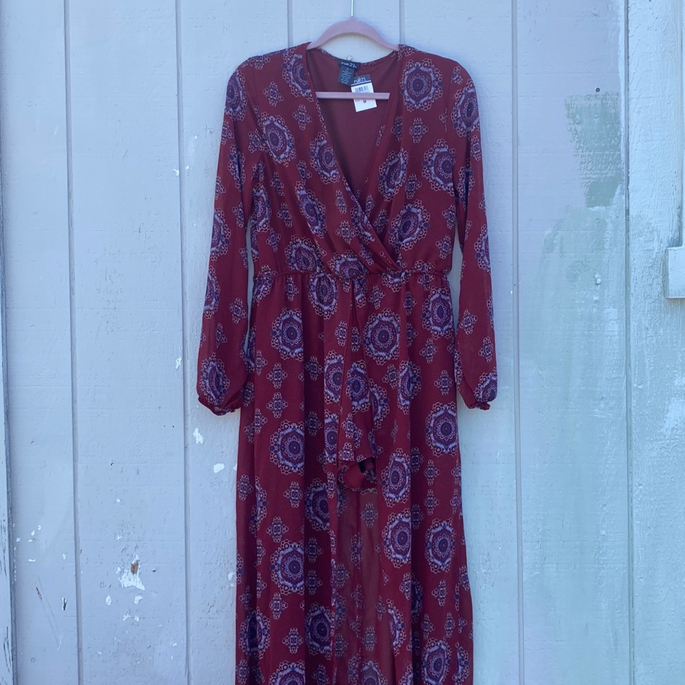 Burgundy romper